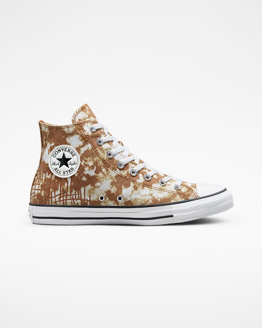 Tenisky Vysoke Converse Chuck Taylor All Star Dip Dye Panske Hnede Biele Čierne | SK 11AXLH6